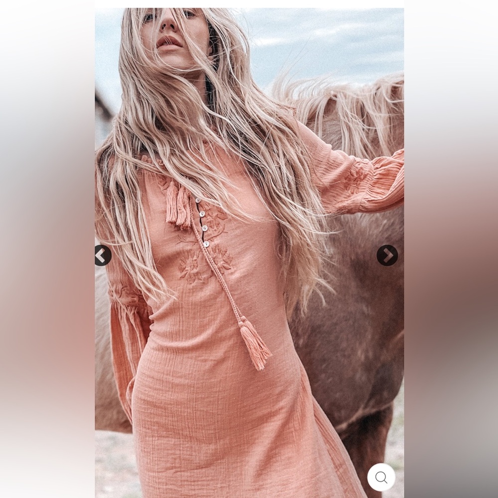 Arnhem Daphne Shift Dress in Dusty Rose